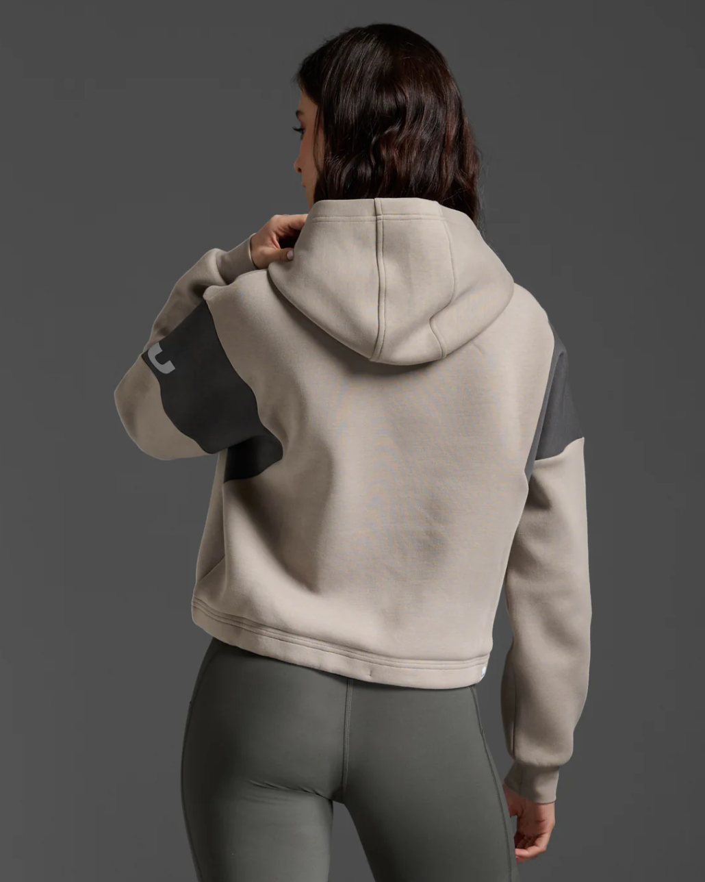 2XU Form Spliced Crop Hoodie