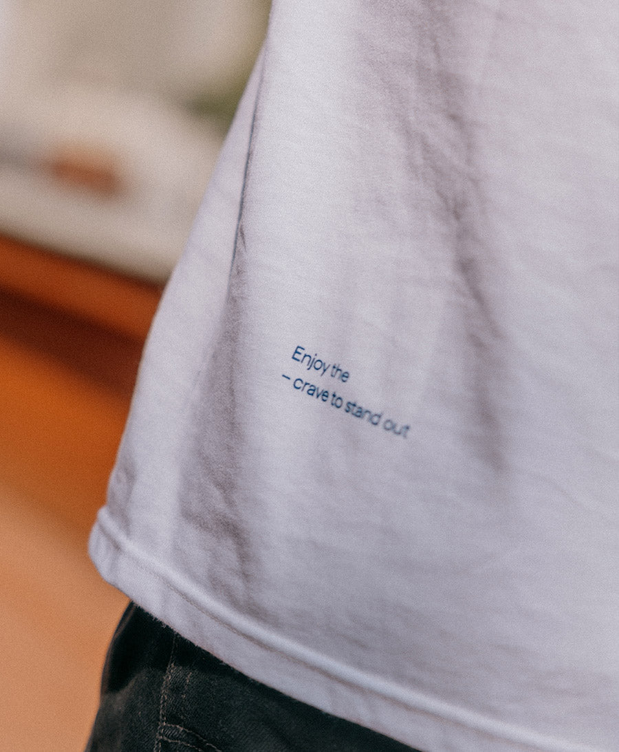 Oliver Otto "Inspired By The Fear of Being Average" Tee