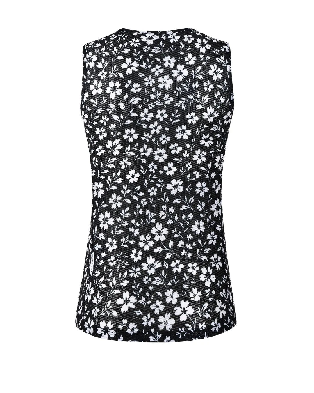 Samsara Sleeveless Base Layer - Black Floral Maze