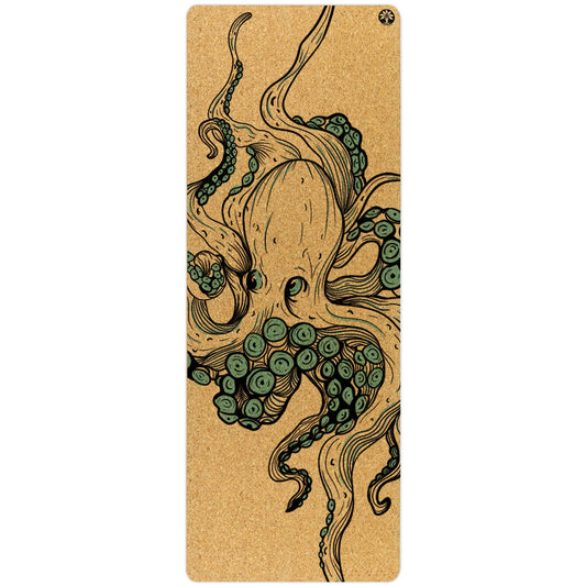 Yoloha Yoga Infinite Transformation Nomad Cork Yoga Mat