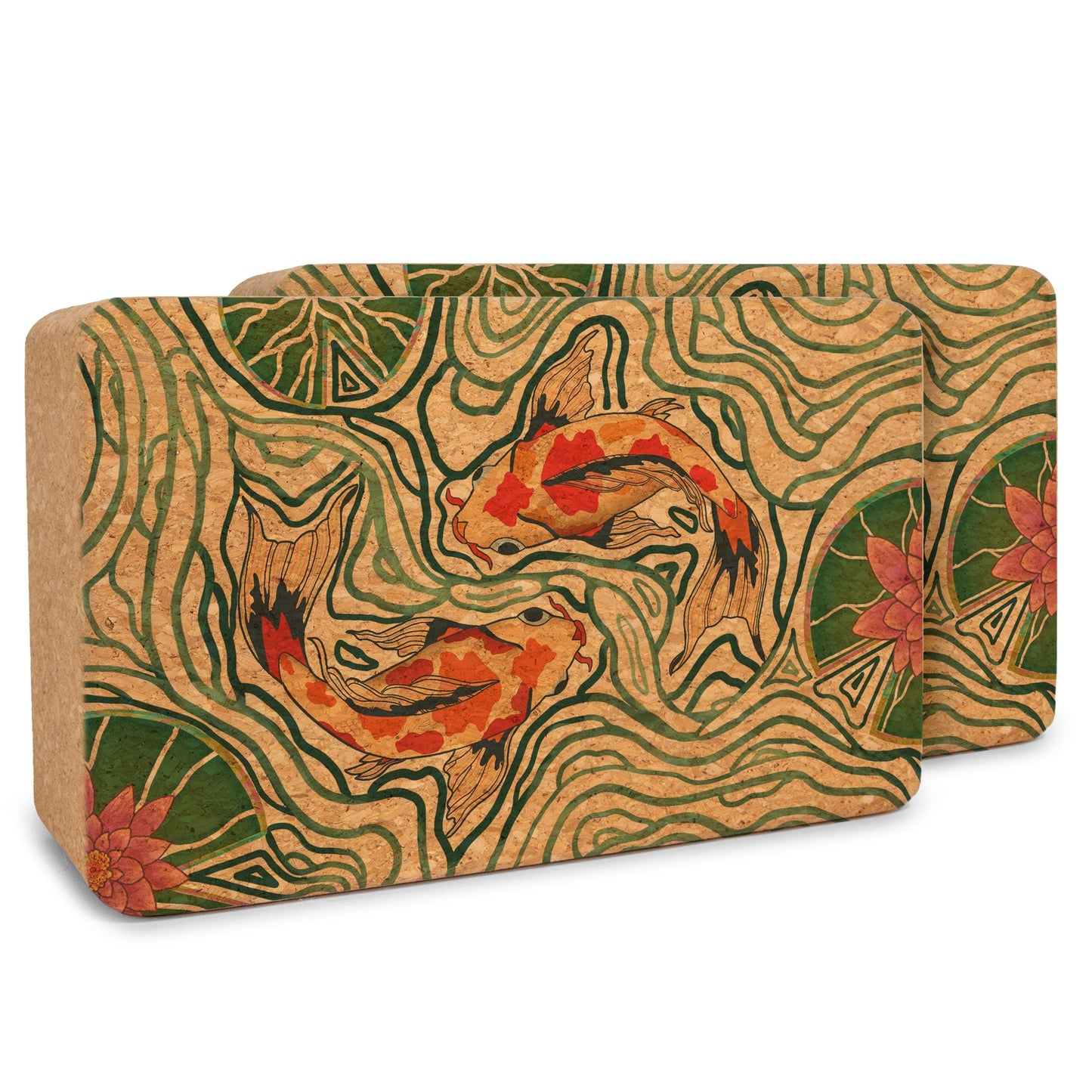 Yologa Yoga Artist Cork Yoga Block SET