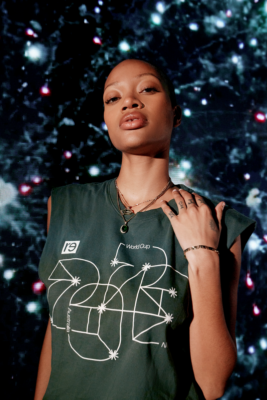 re—inc Written In The Stars Cut Off Tee