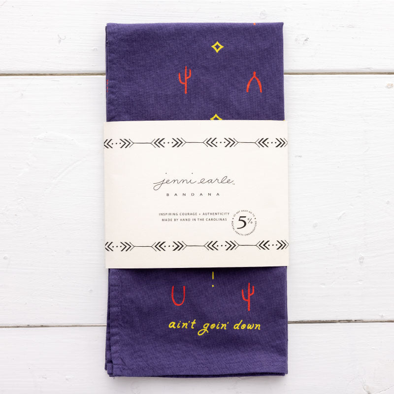 'ain't goin down' bandana