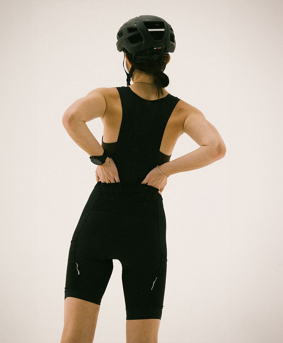 RAW Midnight Black Cargo Bib Shorts