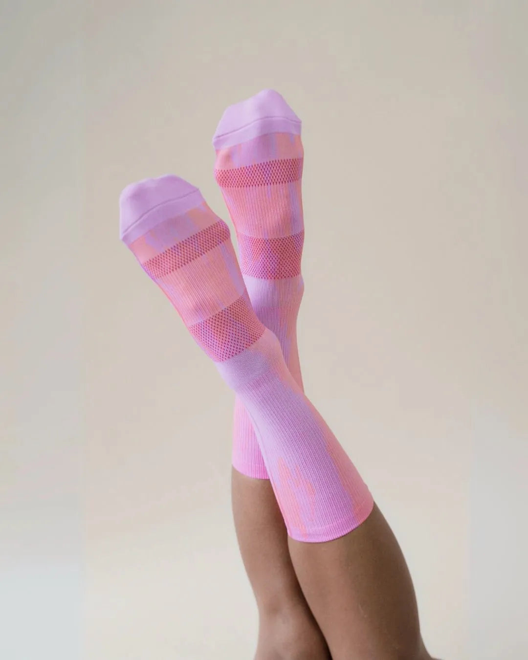 Performance Crew Socks - Creamsicle