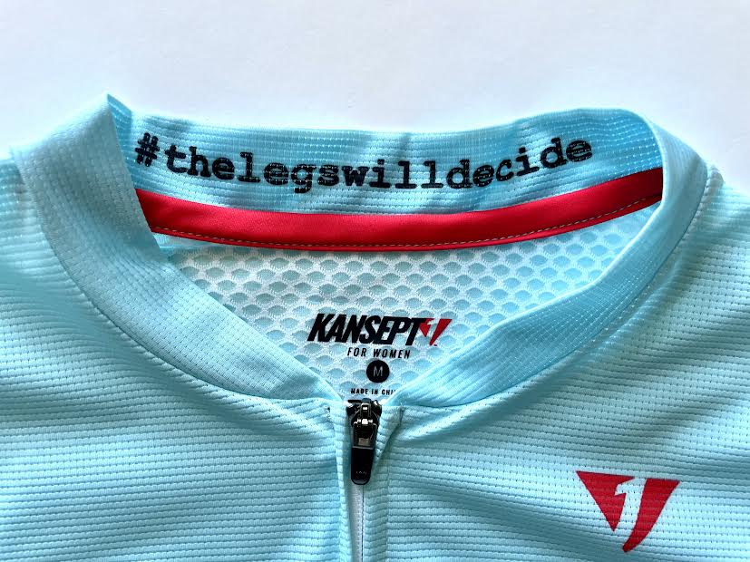 Kansept1 Women's ProSpec Ventoux Jersey | ZONAL print | Tiffany BLUE/Pacific BLUE
