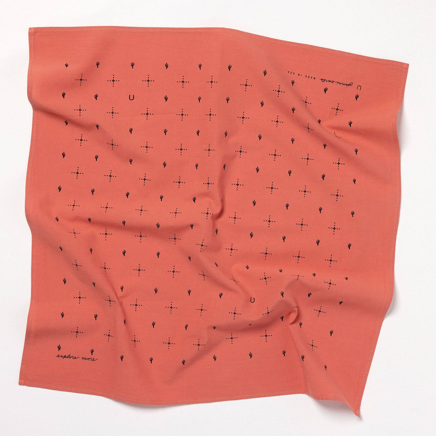 'explore more' bandana