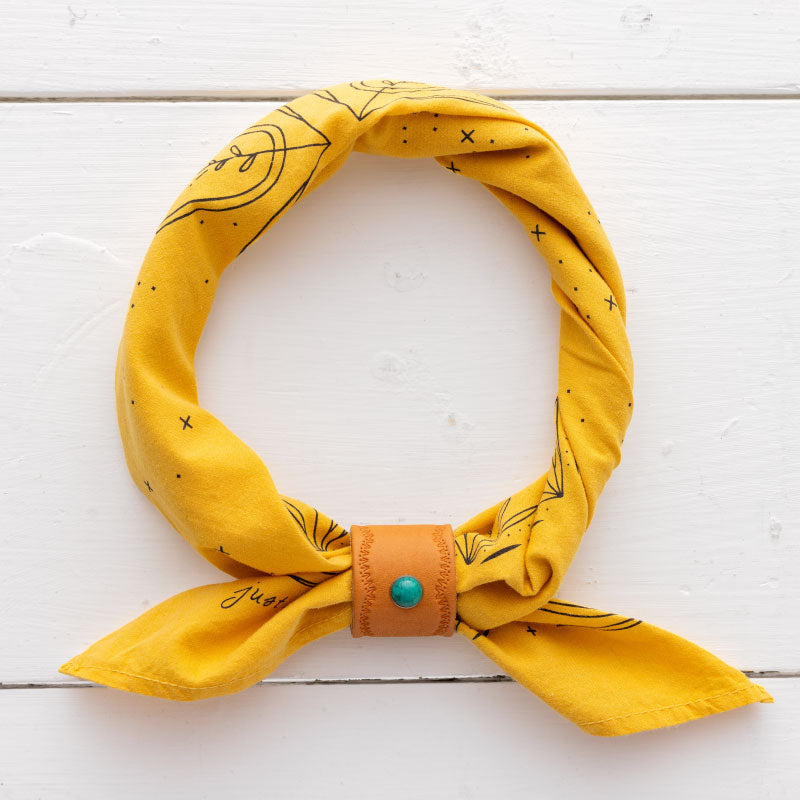 'just breathe' bandana
