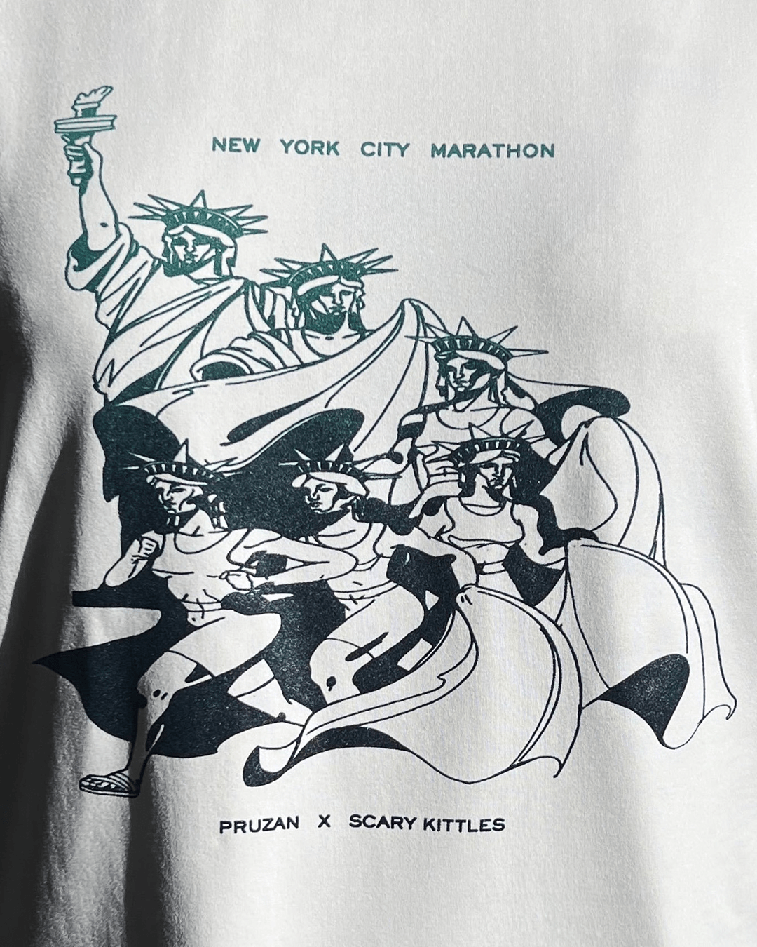 Pruzan Running Scary Kittles New York City Marathon T-Shirt