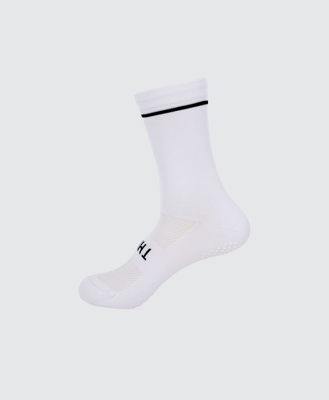 White Cycling Socks