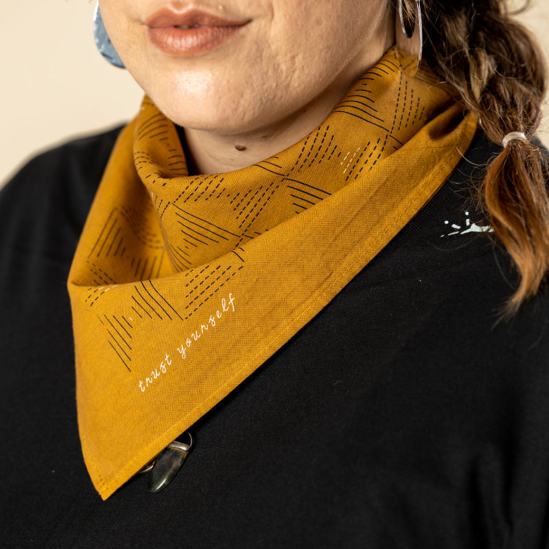 'trust yourself' bandana