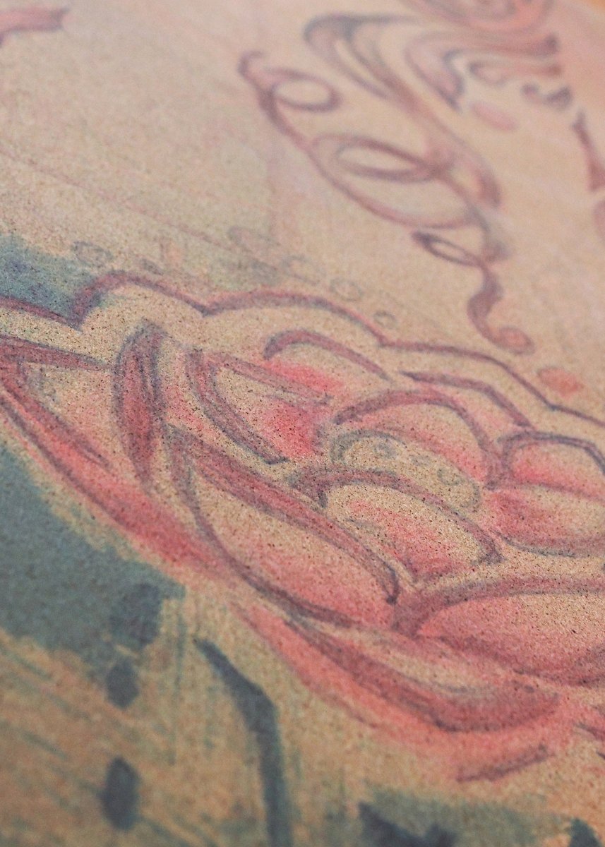 iláSTRATE Wonderlotus Cork Yoga Mat