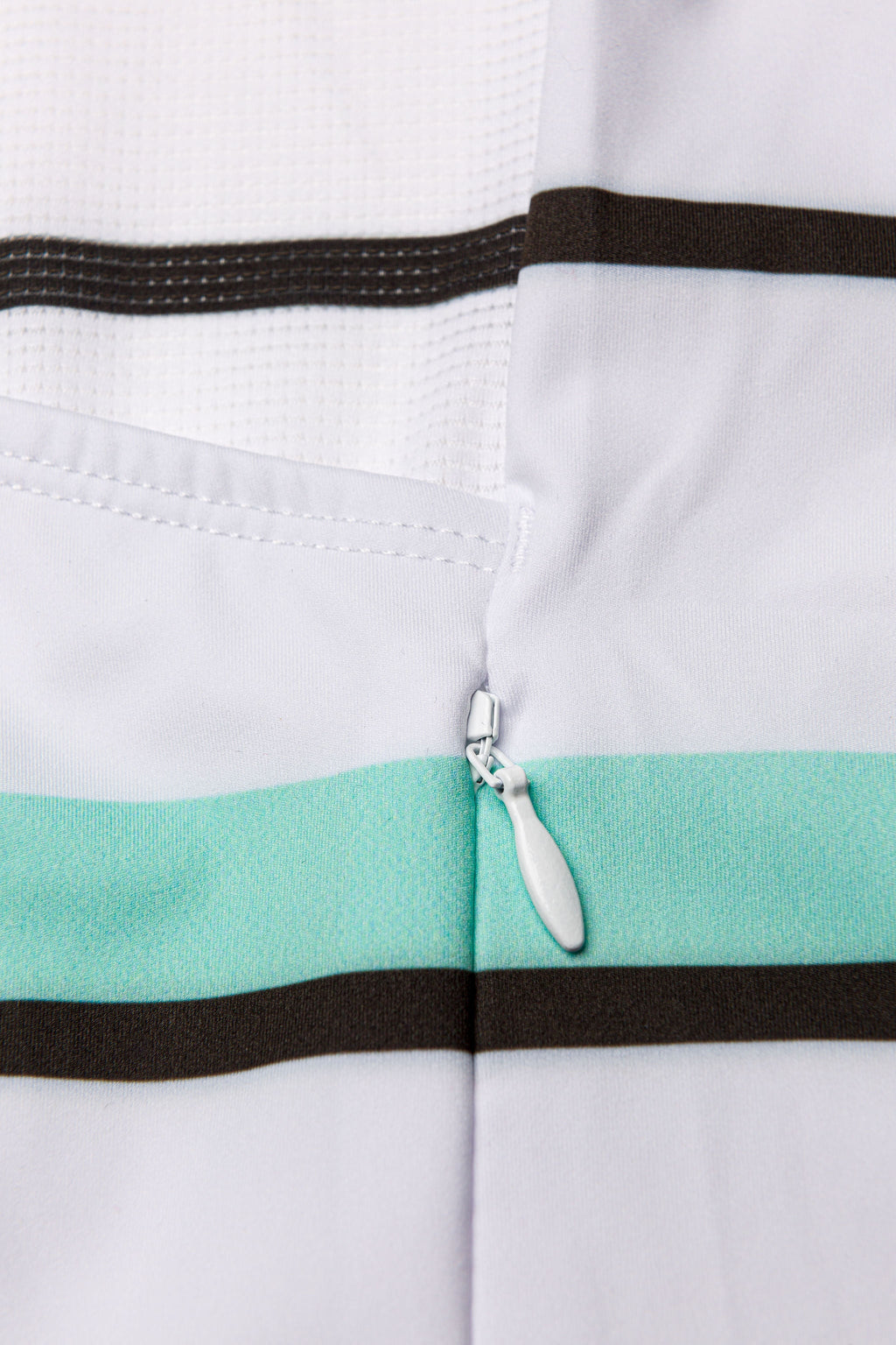Kansept1 Women's ProSpec Rouleur SZ Jersey | Squadra Stripes | White/Celeste Green/Obsidian Black
