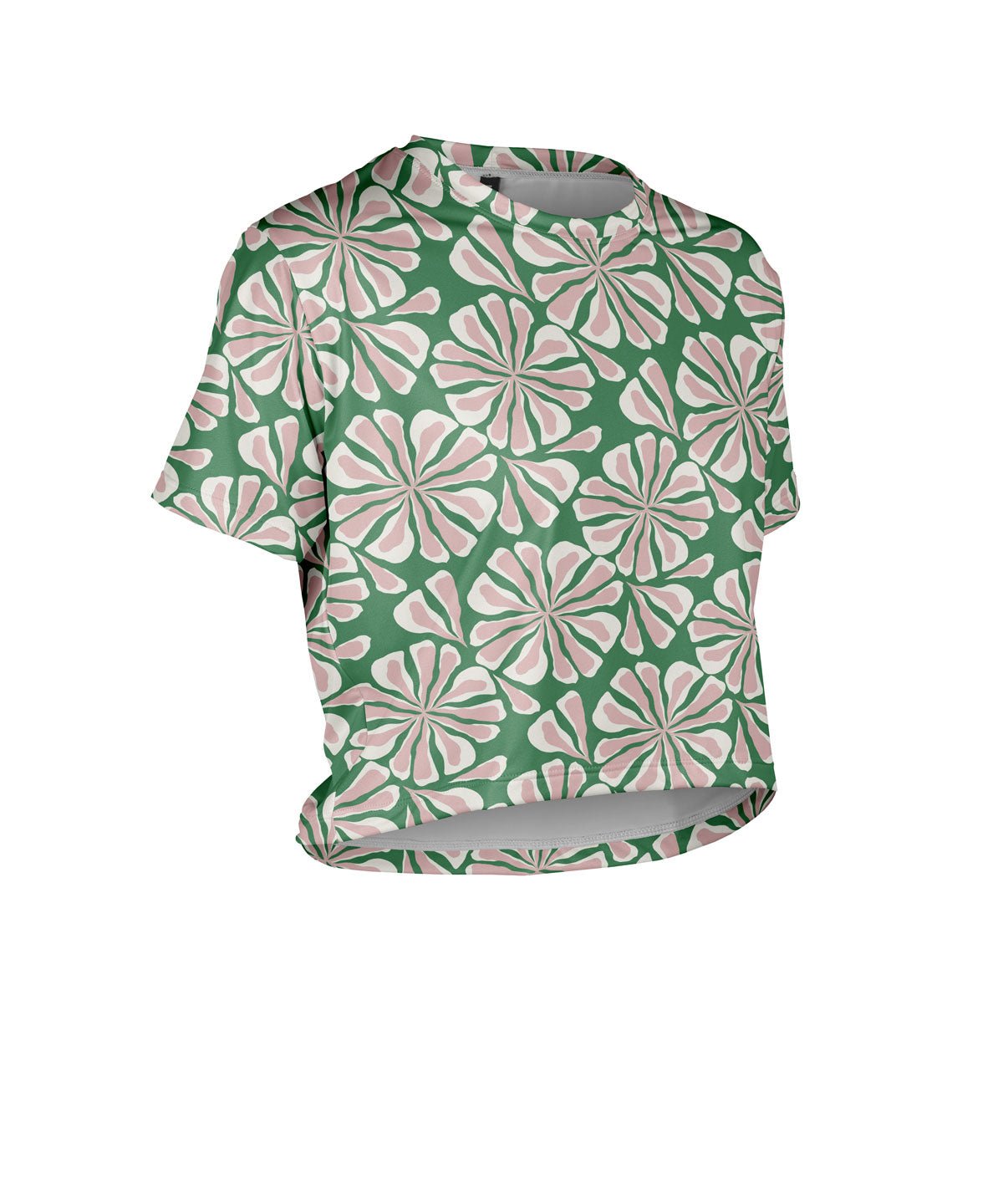 Voler Crop Tee–Summer Botanical