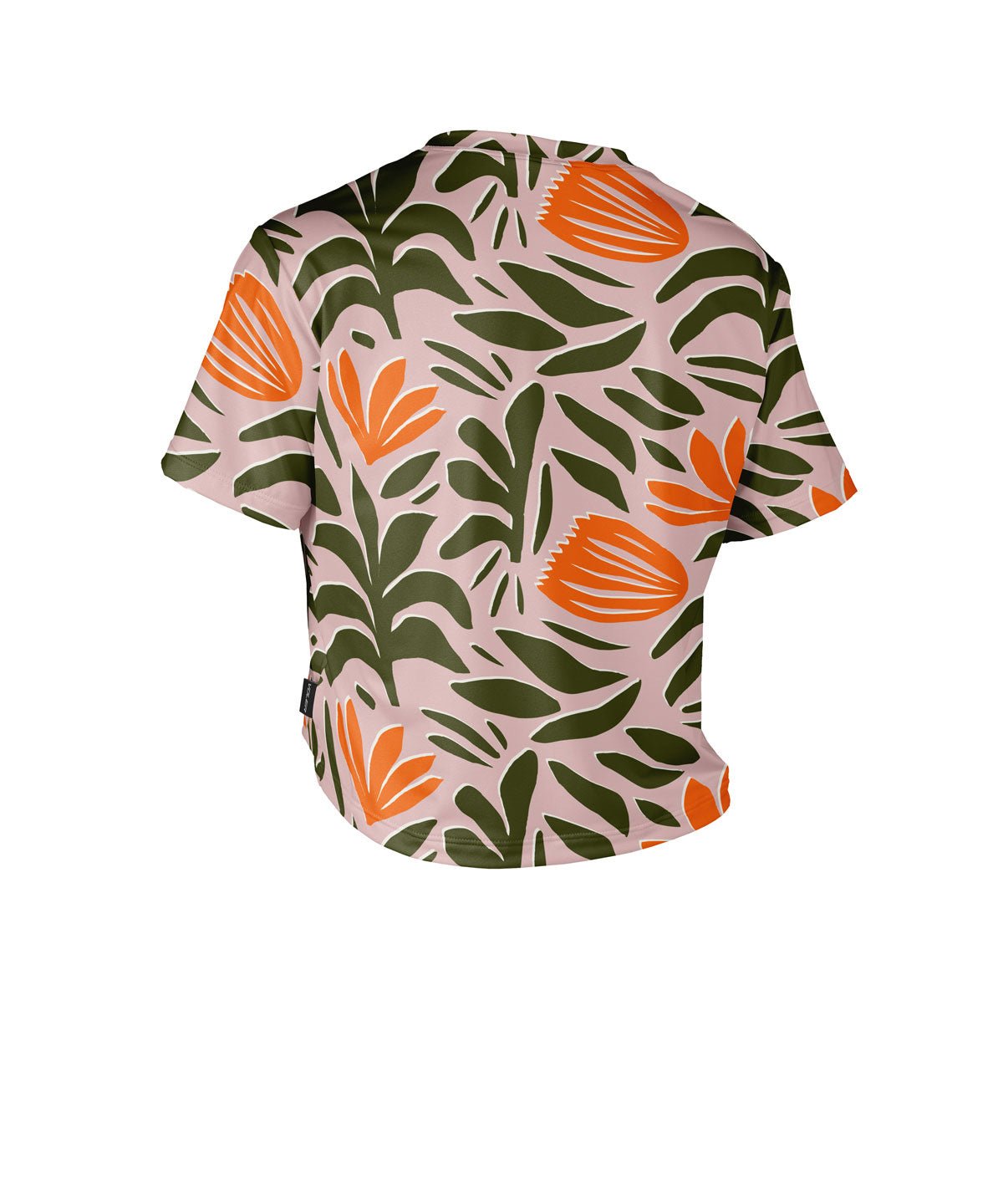 Voler Crop Tee–Summer Botanical