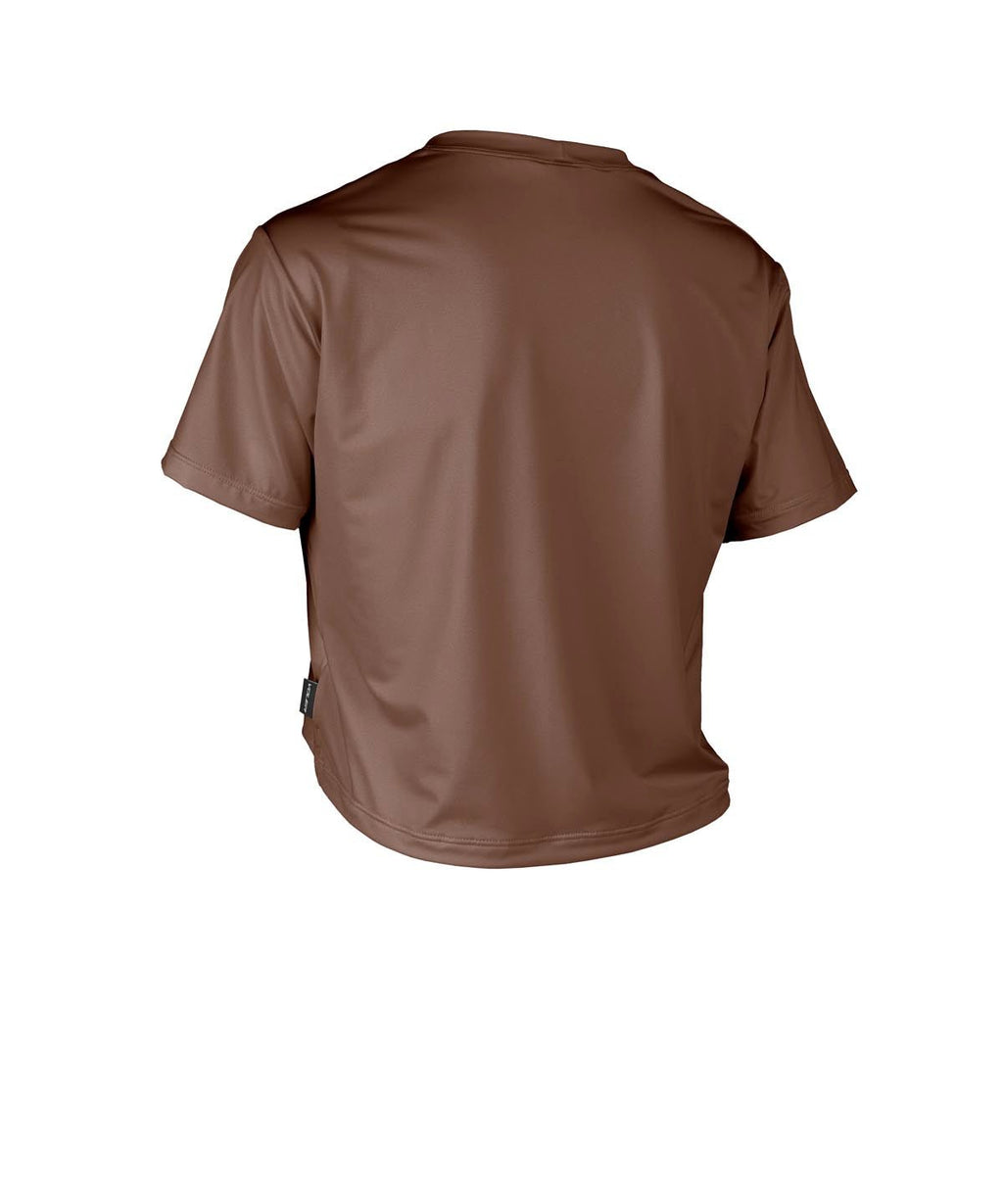 Voler Crop Tee–Solid