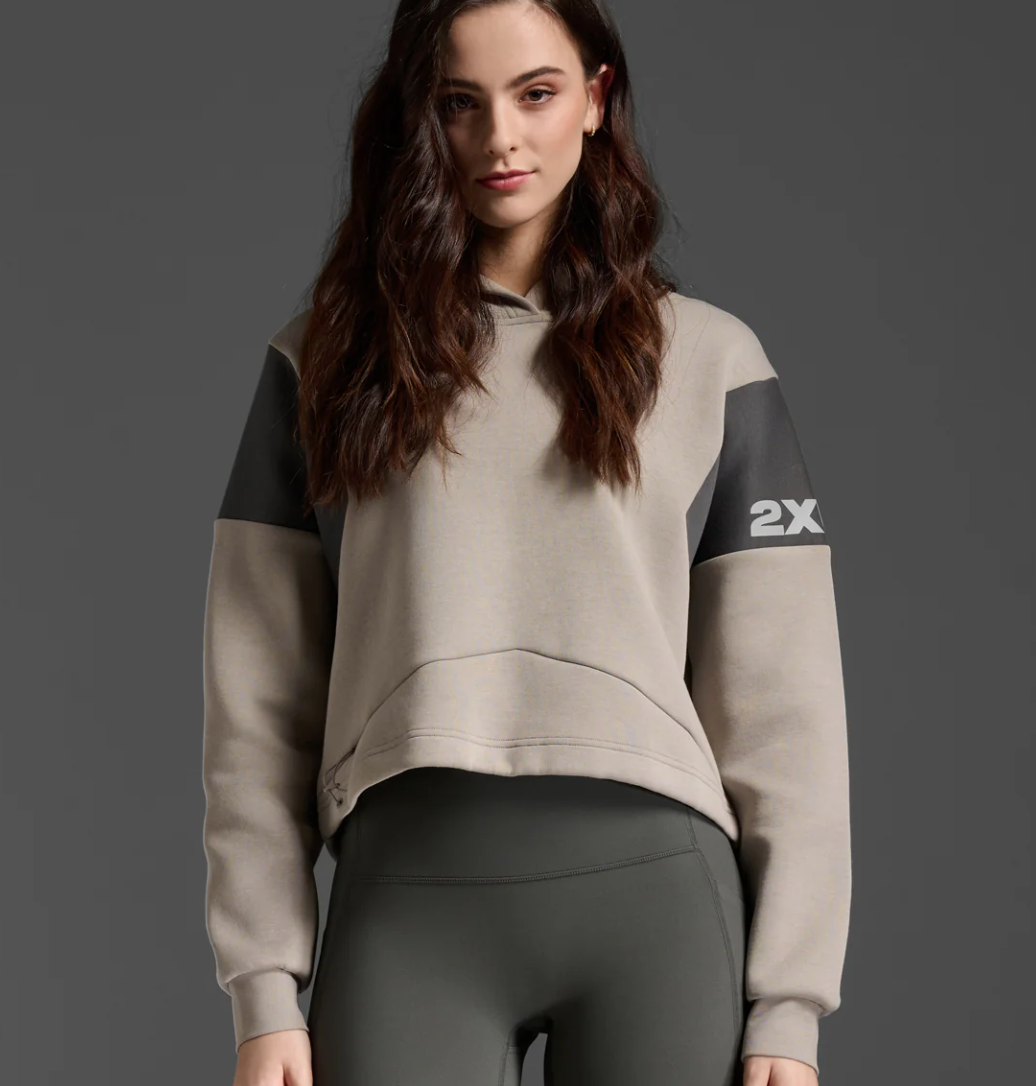 2XU Form Spliced Crop Hoodie