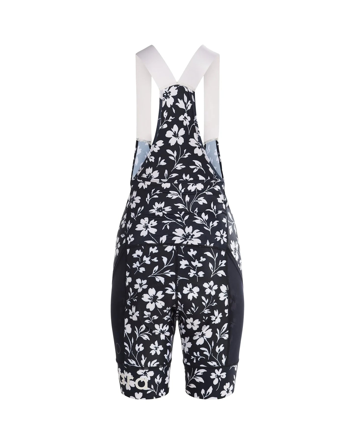Samsara Adventure Bib Shorts - Black Floral Maze