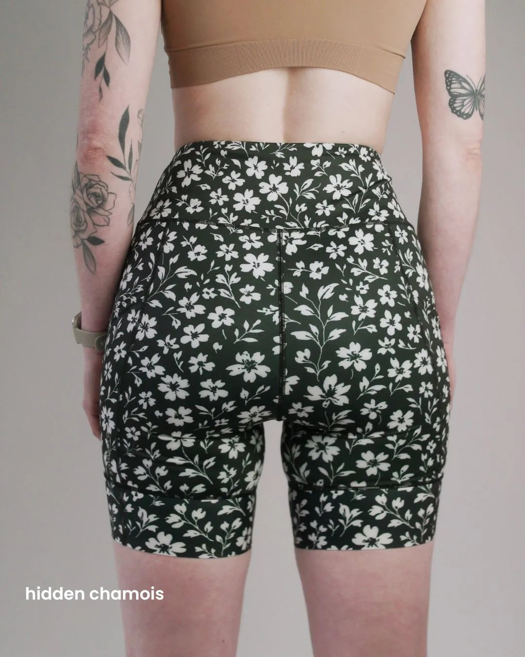 Samsara Adventure Short - Black Floral Maze
