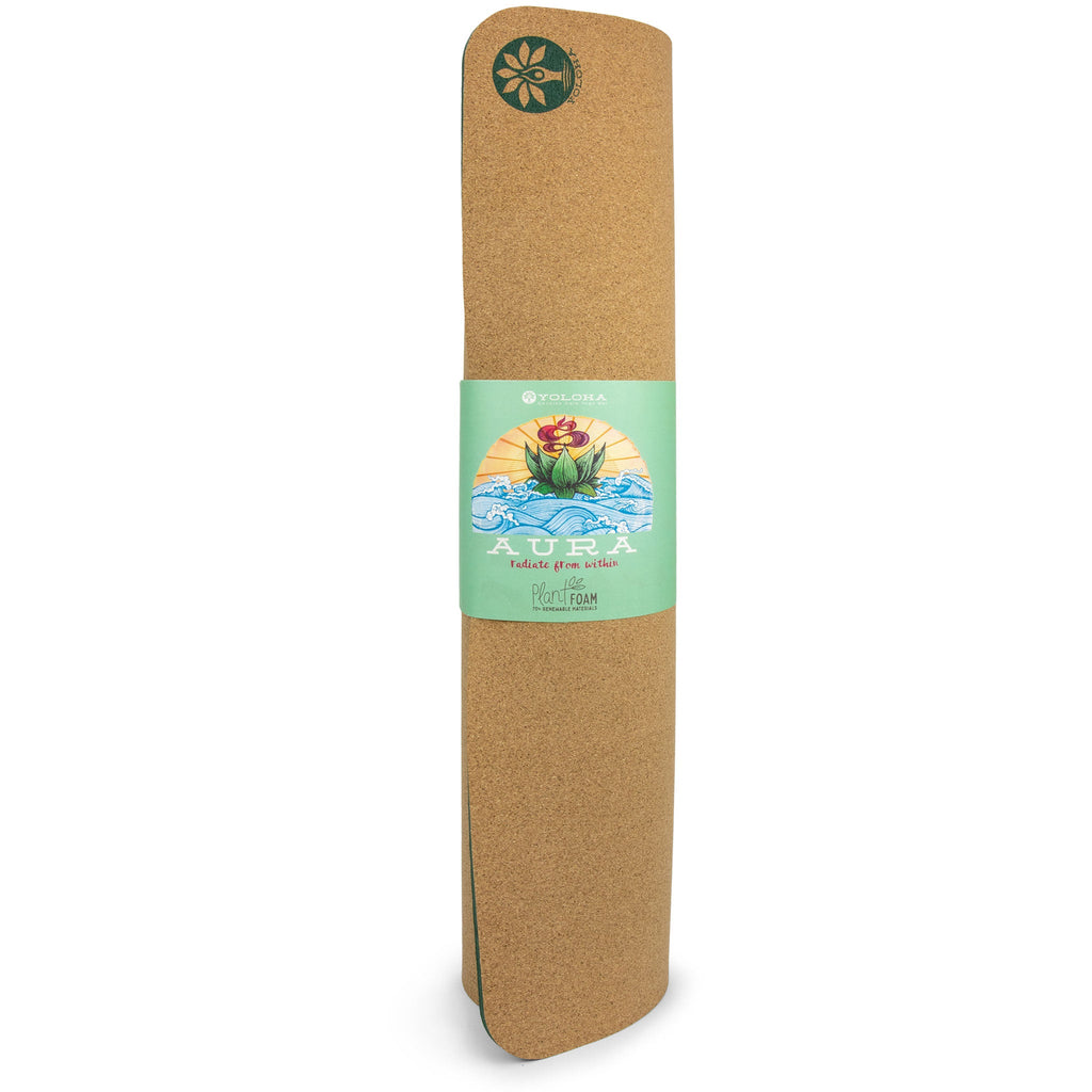 Yoloha Yoga Pond of Harmony Aura Cork Yoga Mat