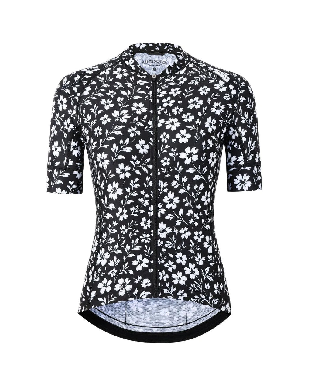 Samsara Every Ride Jersey - Black Floral Maze
