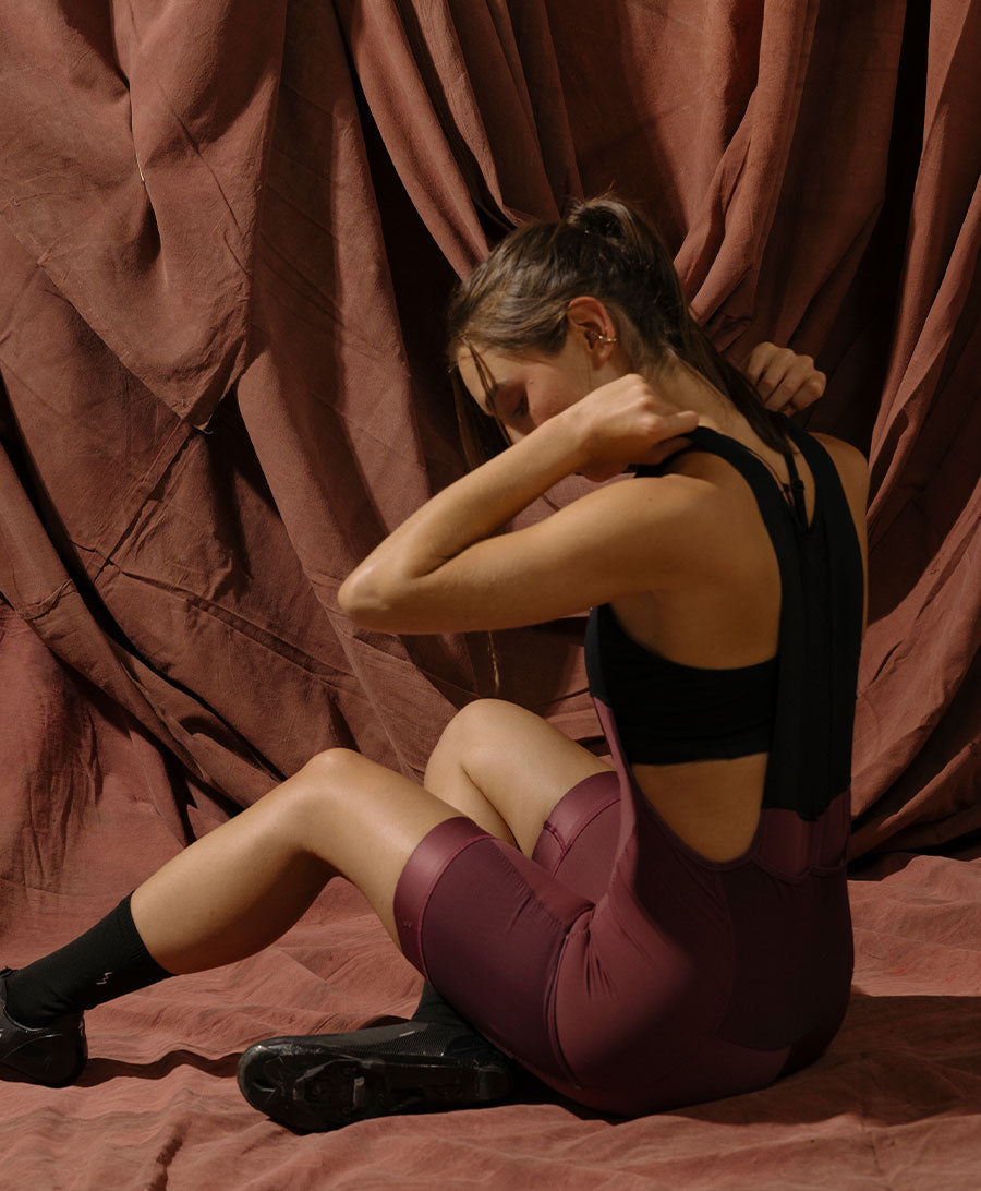 Oliver Otto Canyon Plum Cargo Bib Shorts