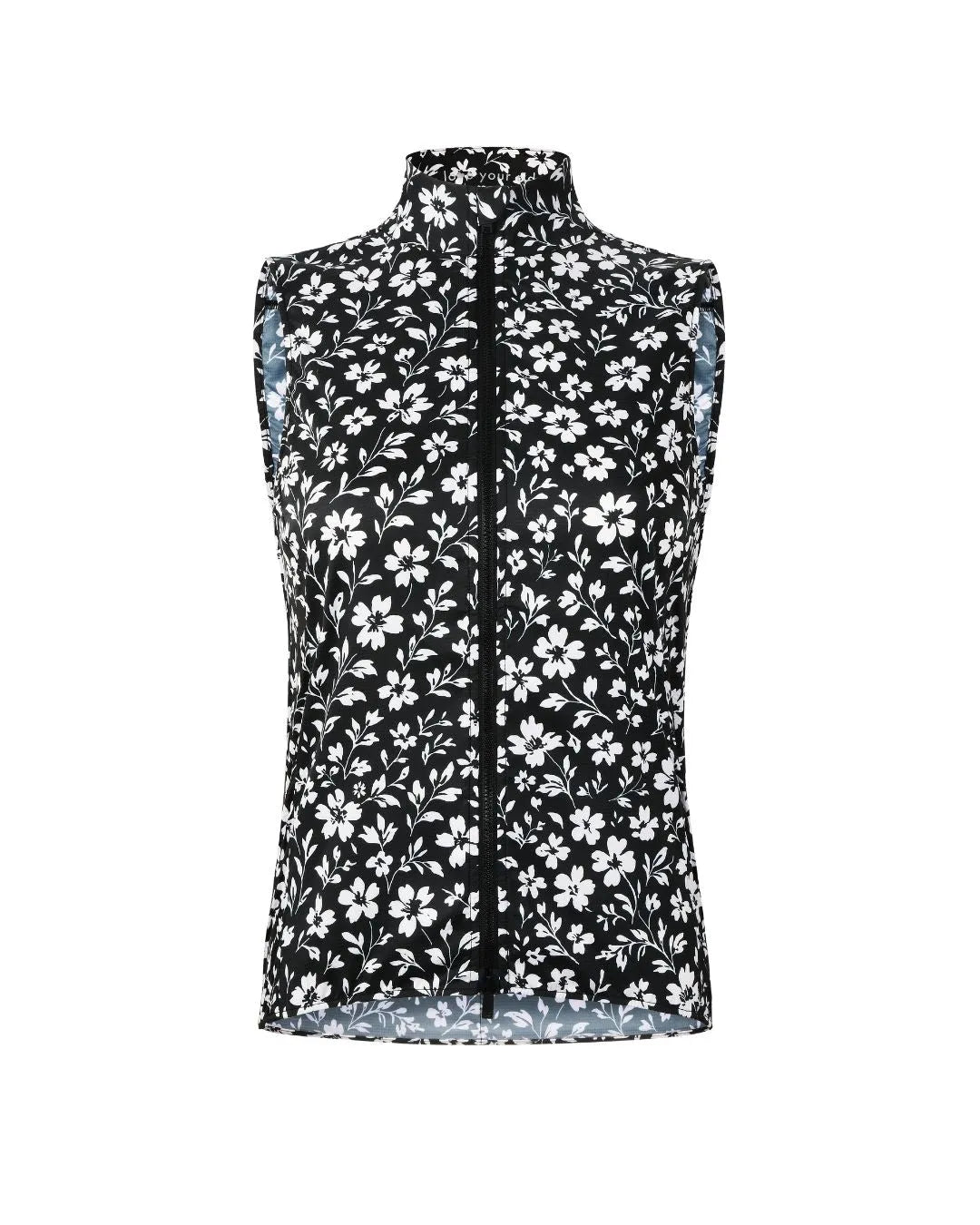 Samsara Stop The Wind Cycling Vest - Black Floral Maze