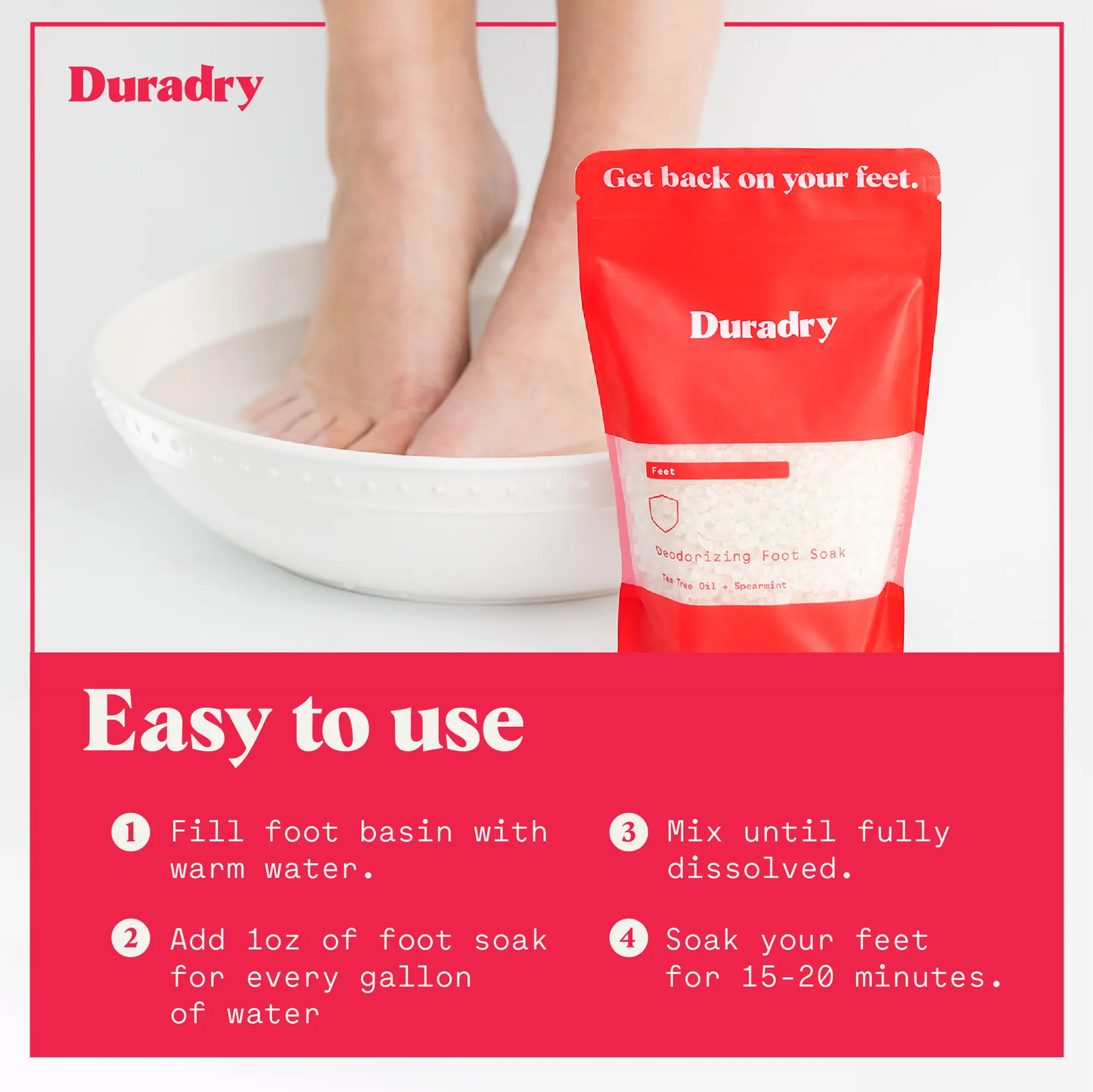 Deodorizing Foot Soak