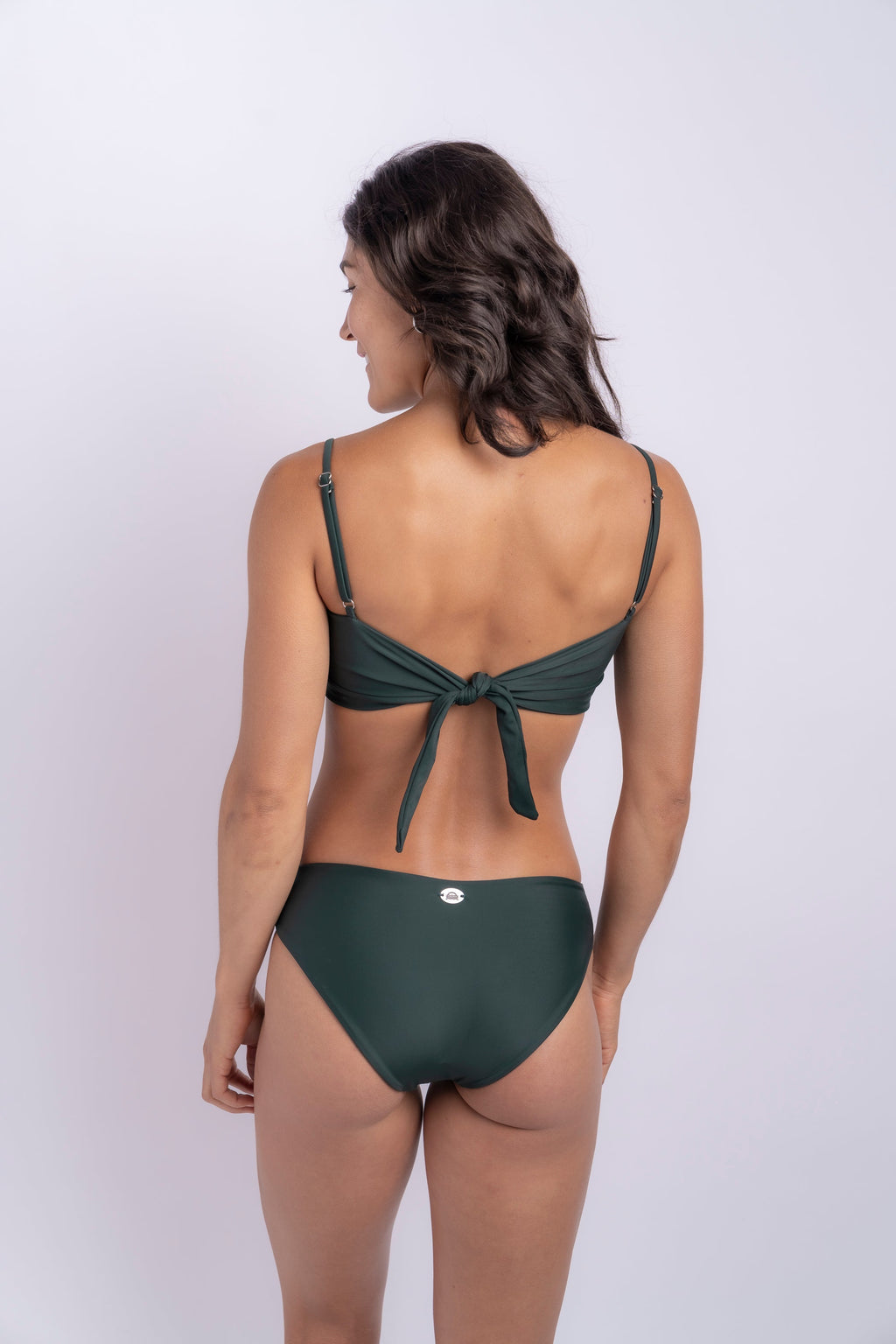 Kona Tie Back Bikini Top - Jungle