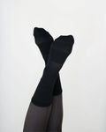 Samsara Merino Performance Socks - Black Floral