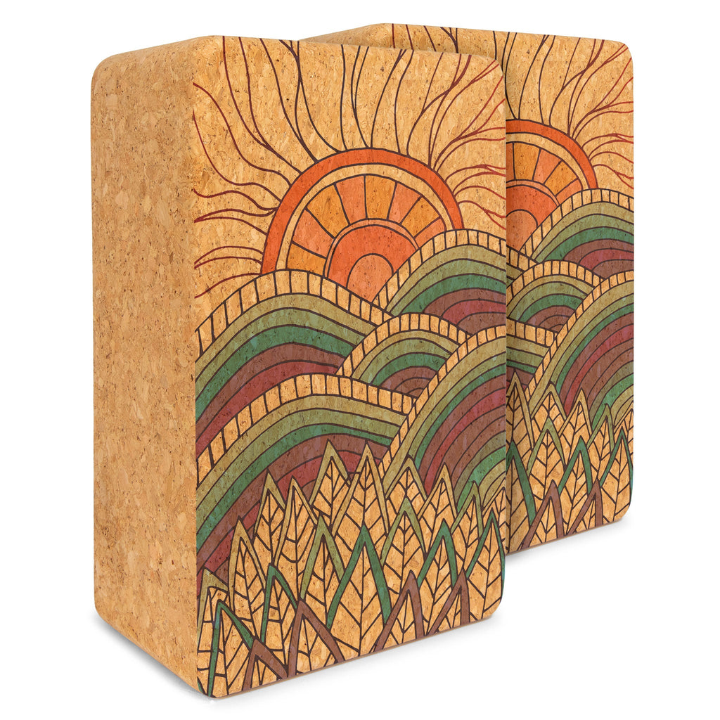 Yologa Yoga Artist Cork Yoga Block SET