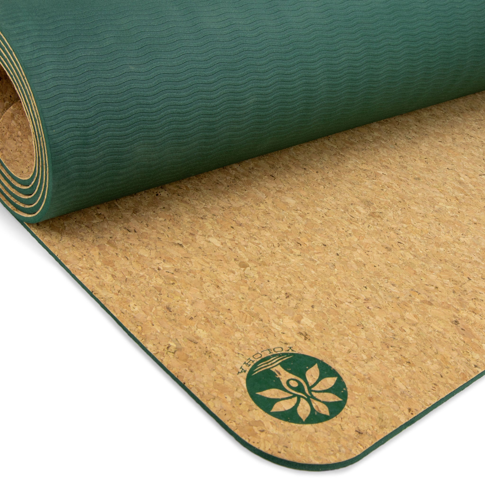 Yoloha Yoga Infinite Transformation Nomad Cork Yoga Mat