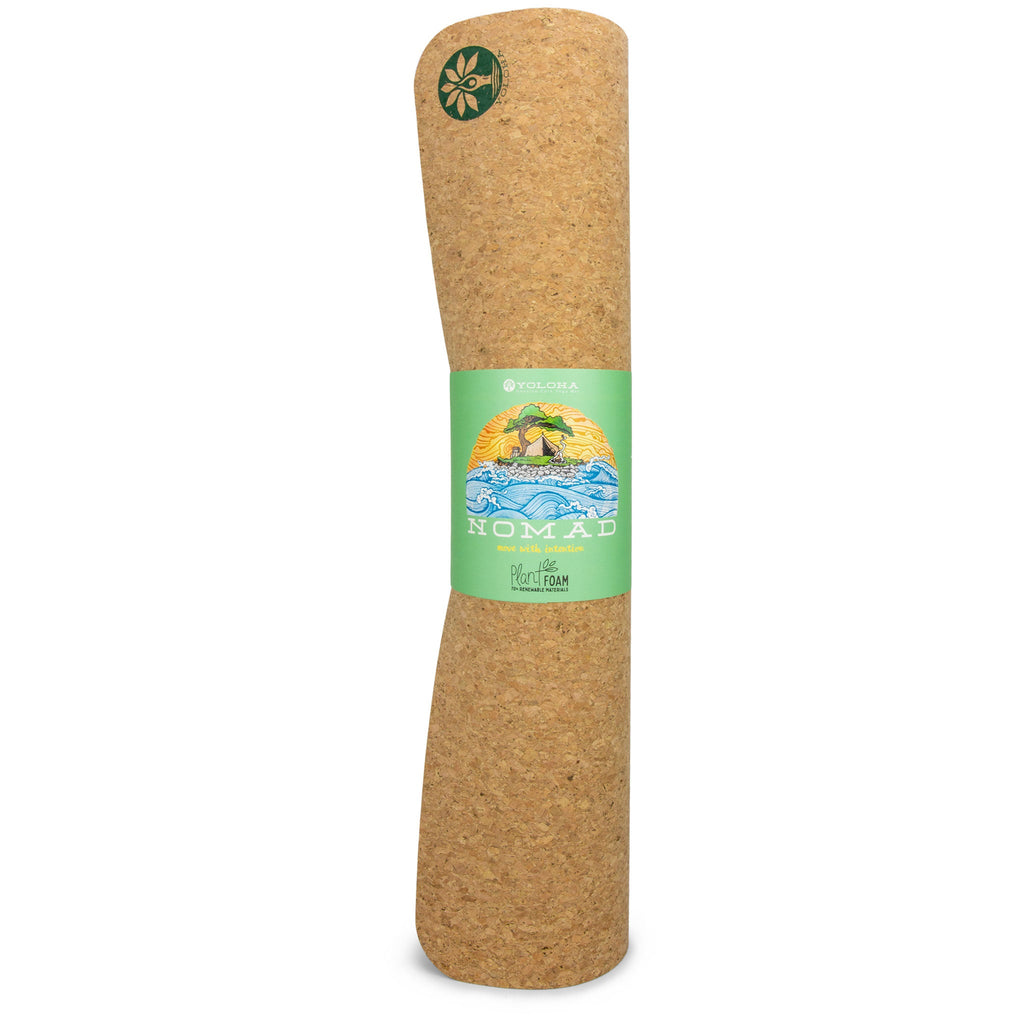 Yoloha Yoga Infinite Transformation Nomad Cork Yoga Mat