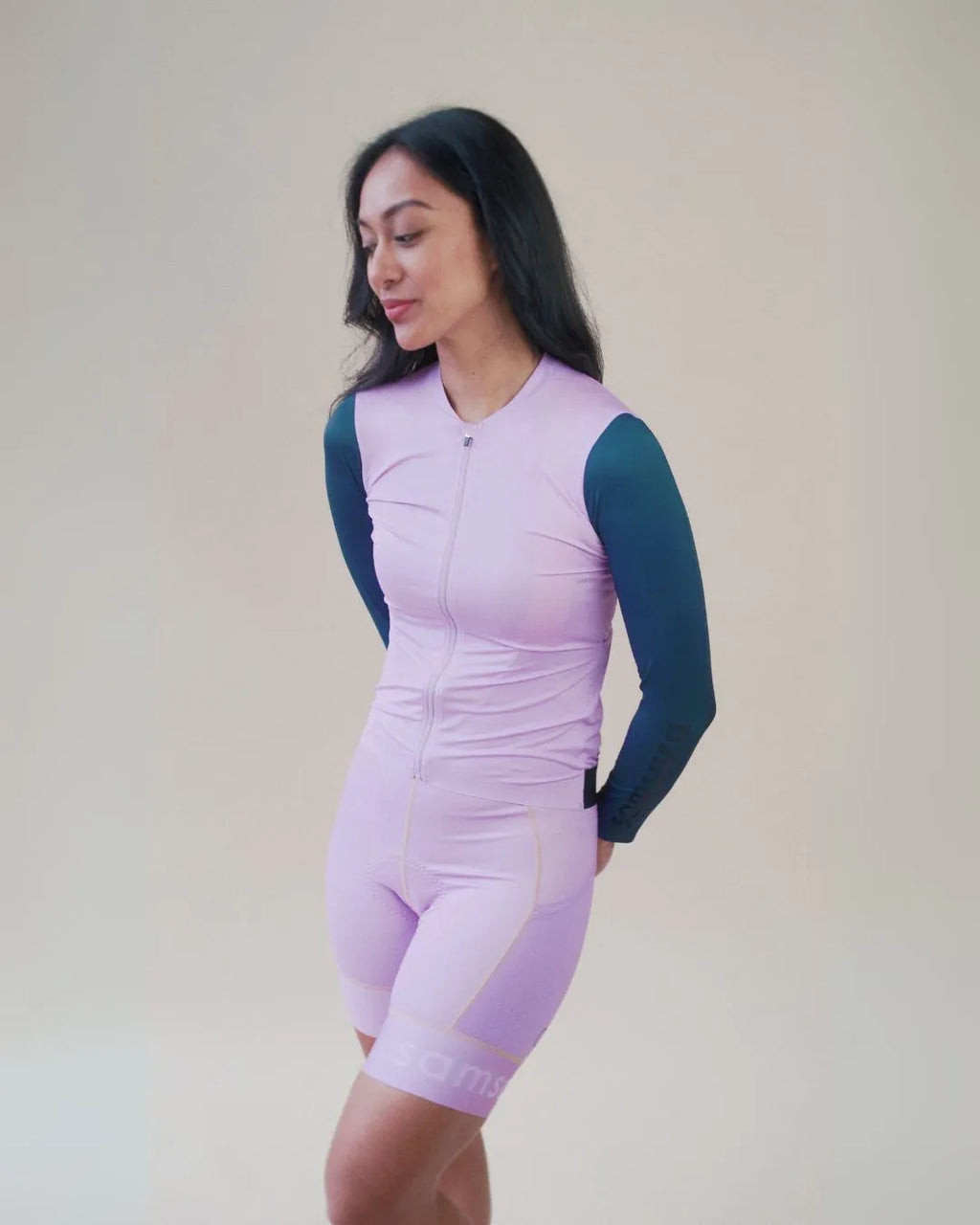 Samsara Adventure Bib Shorts - Orchid