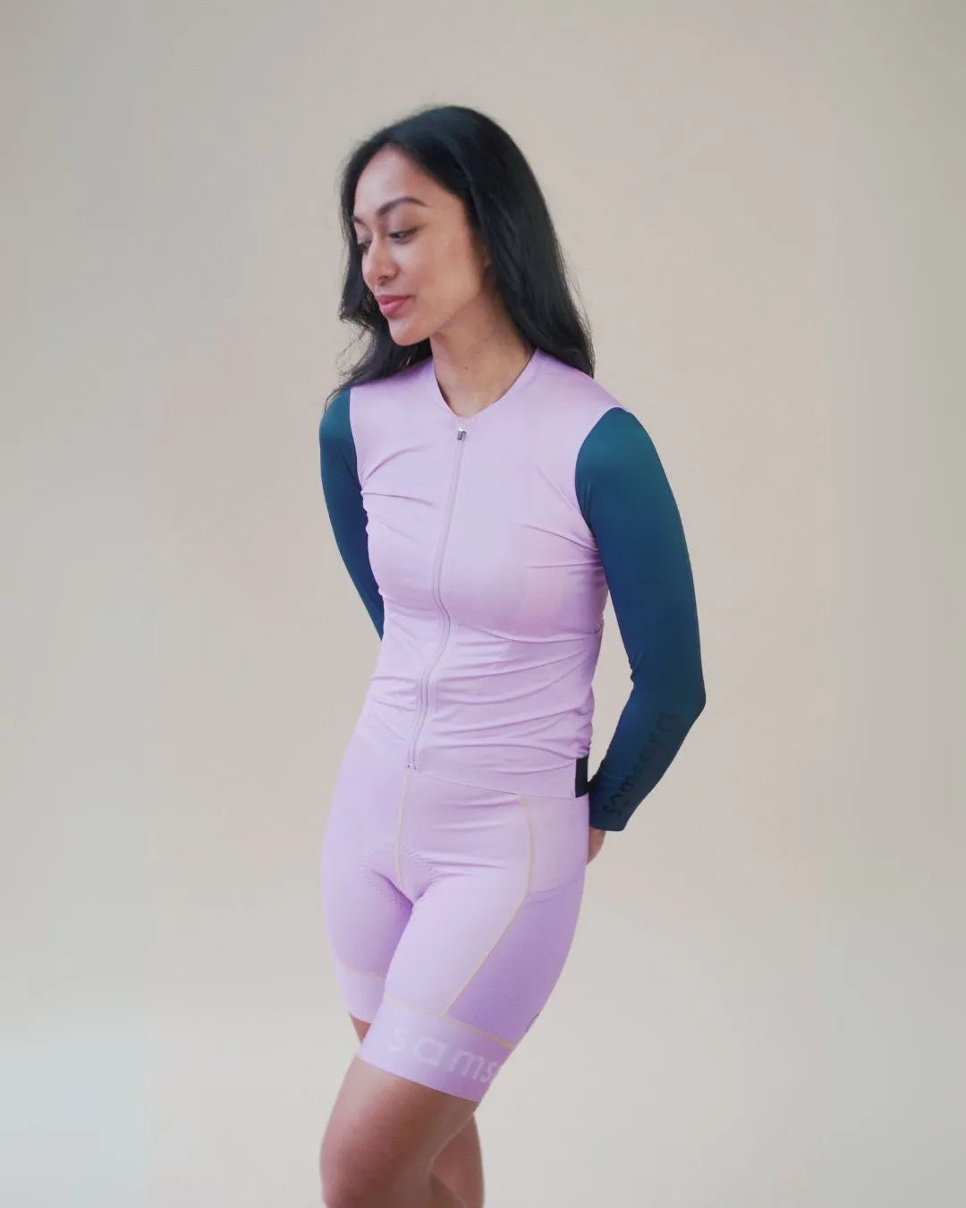 Samsara Adventure Bib Shorts - Orchid