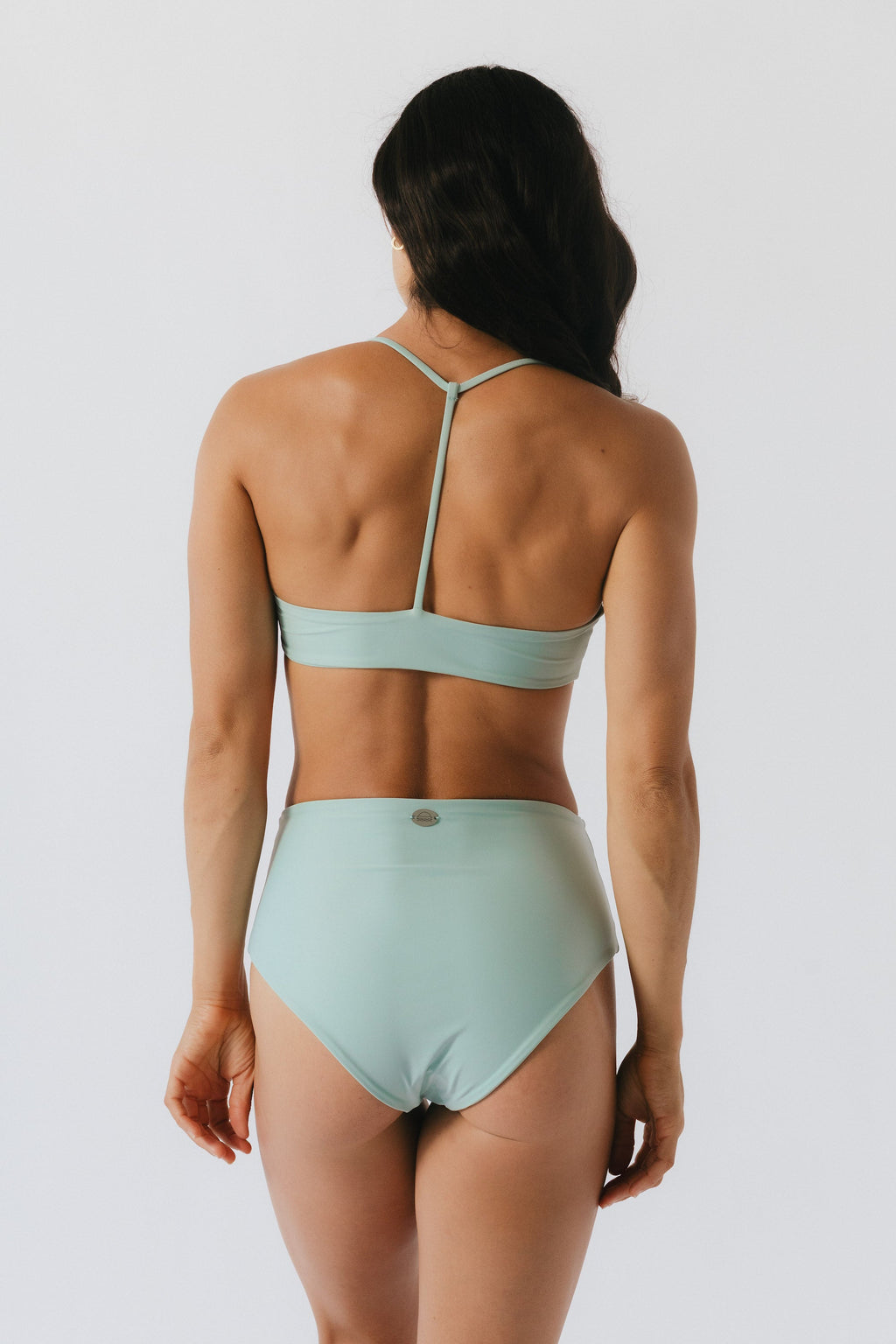 Nina High Waist Bikini Bottom - Air