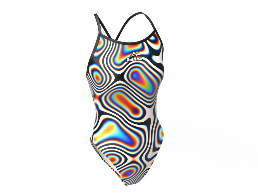 ILLUSION WOMEN'S LIGHTBACK ONE PIECE ATHLETIC SWIMSUIT