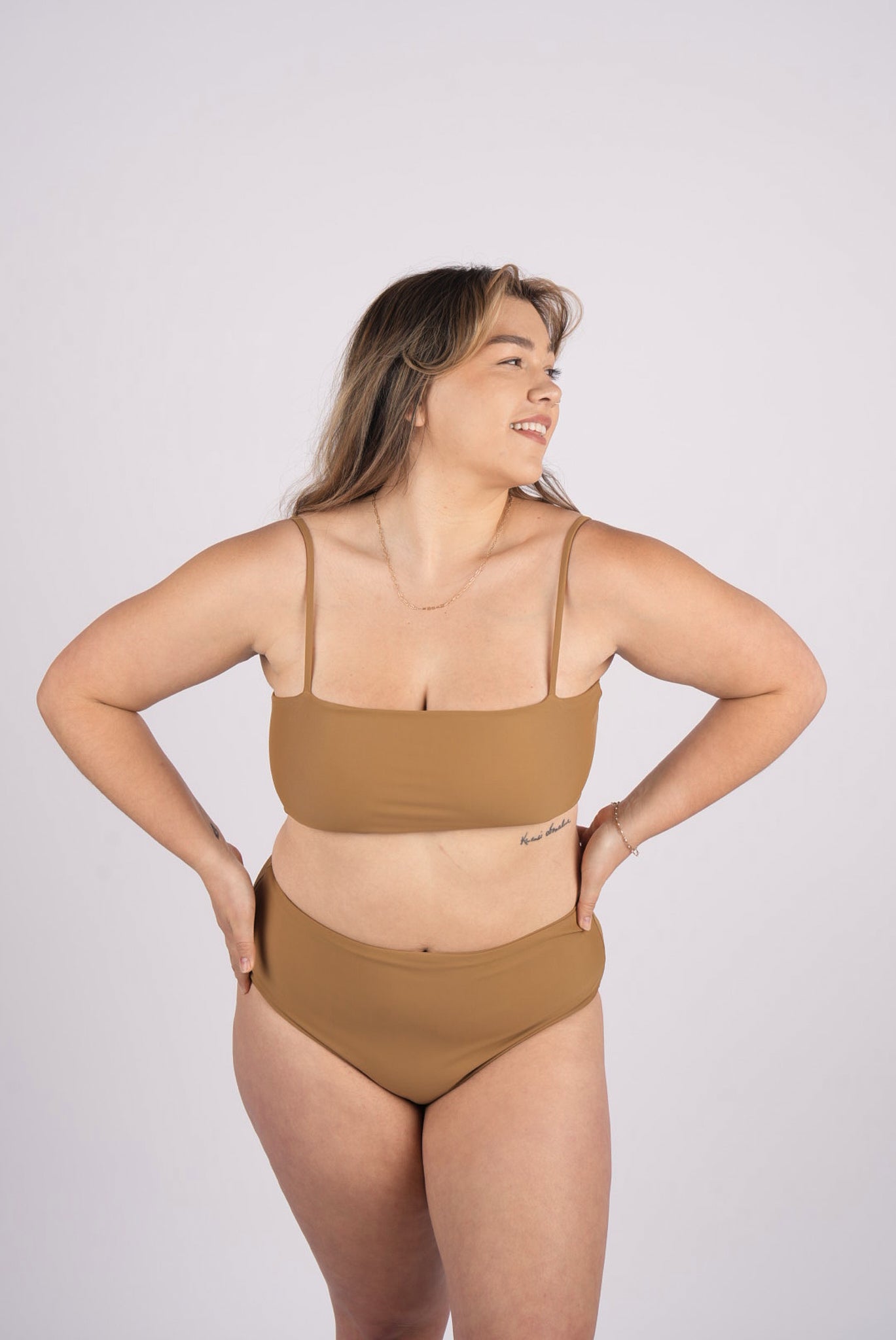 Kona Tie Back Bikini Top - Maple