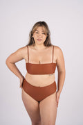 Kona Tie Back Bikini Top - Spice