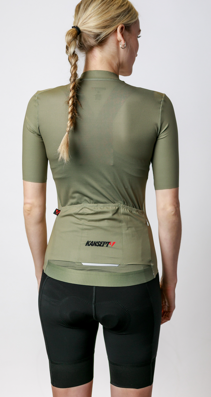 Kansept1 Women's ProSpec Rouleur HZ Jersey | Olive Green CF