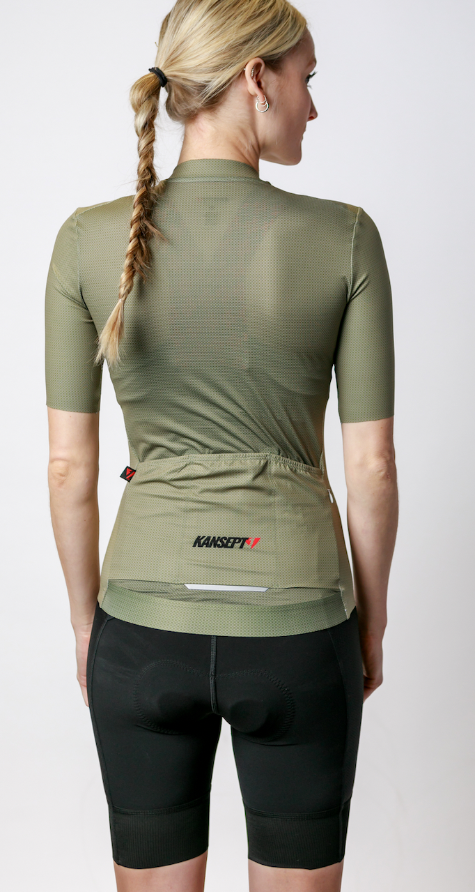 Kansept1 Women's ProSpec Rouleur HZ Jersey | Olive Green CF