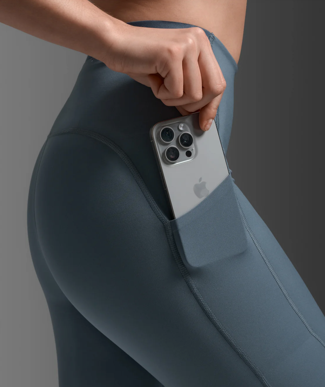 2XU Form Stash Hi-Rise Compression Tights - Dark Sage