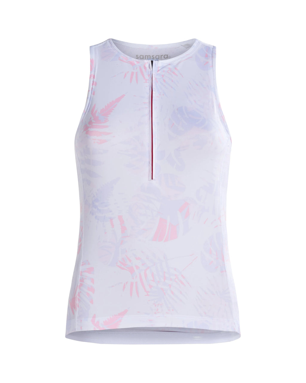 Samsara Sleeveless Jersey - Prosecco Palm