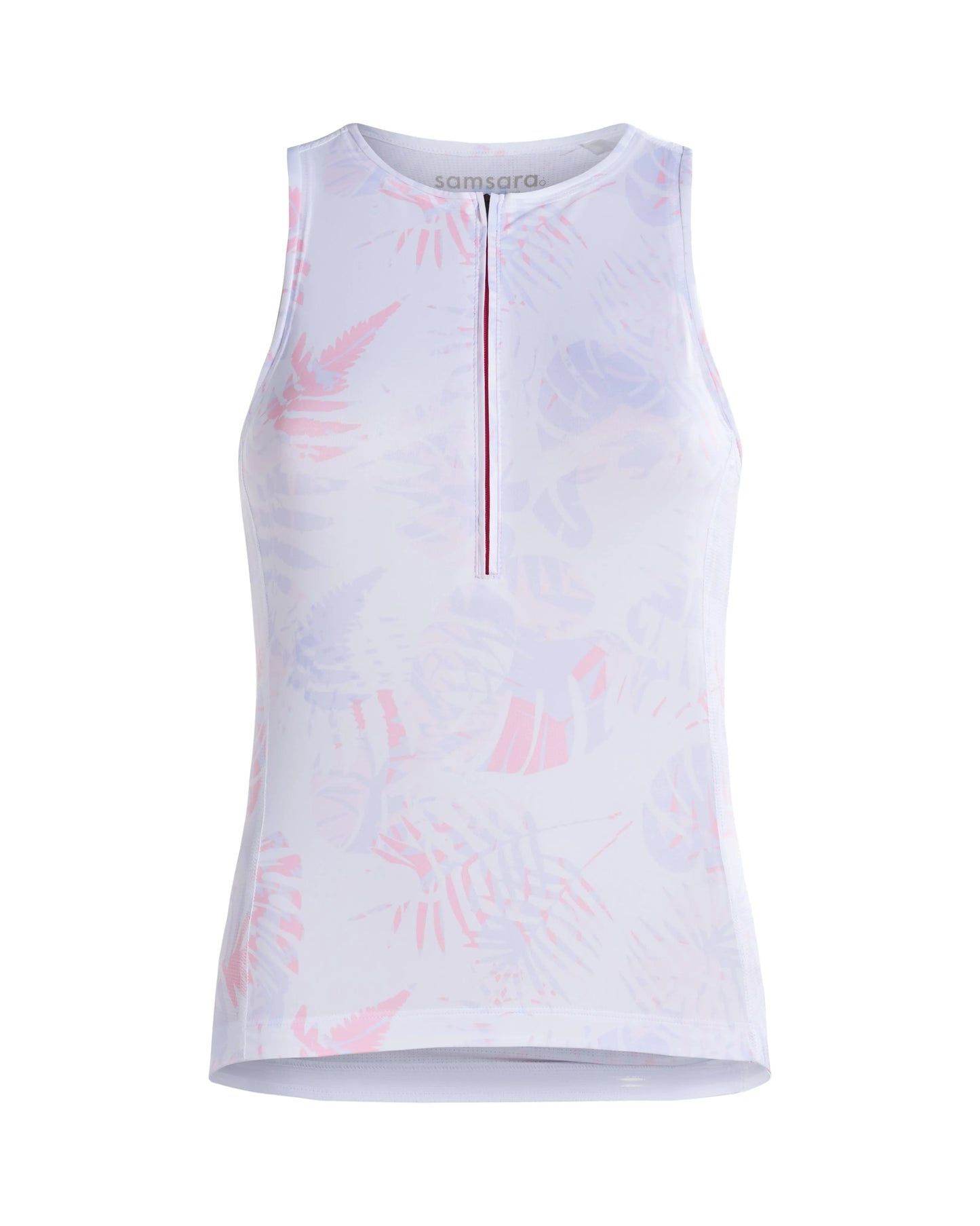 Samsara Sleeveless Jersey - Prosecco Palm