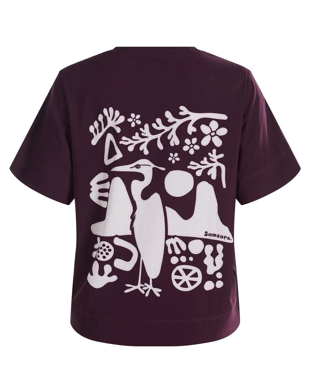 Samsara Technical Tee - Heron Berry
