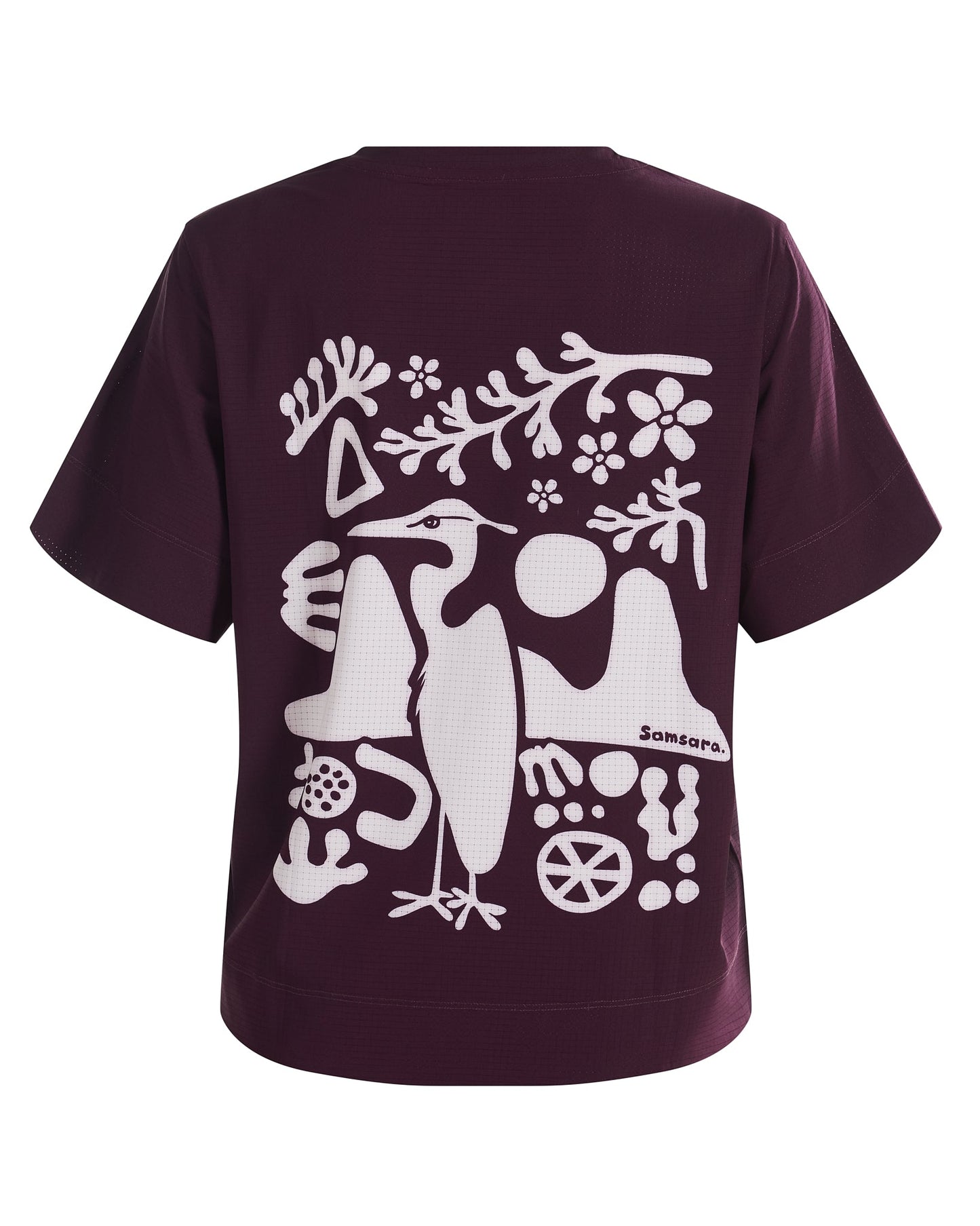 Samsara Technical Tee - Heron Berry