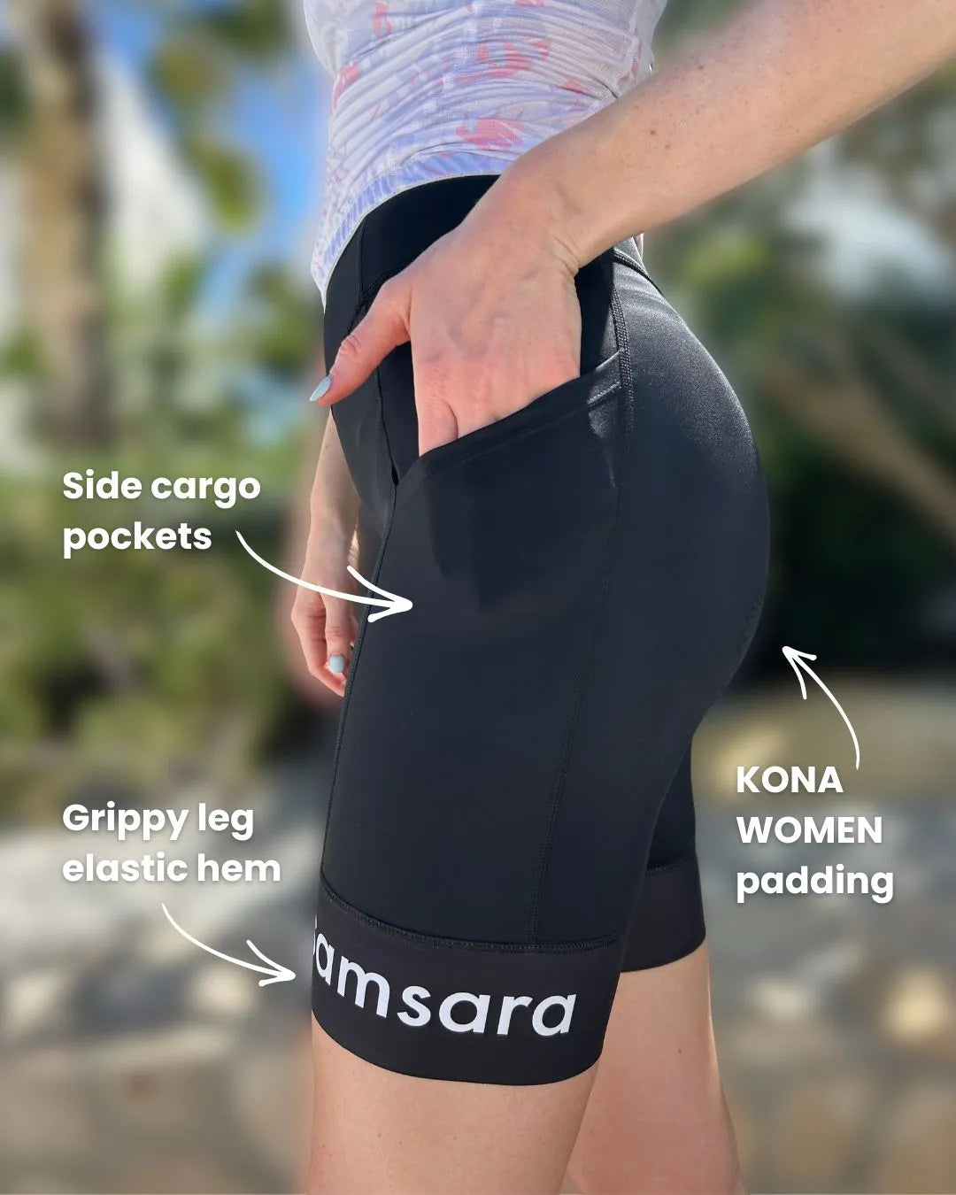 Samsara Tempo Tri Shorts - Black