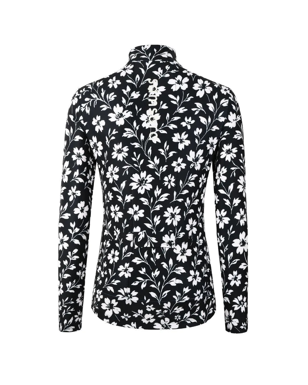 Samsara Transition Long-Sleeve Jersey - Black Floral Maze