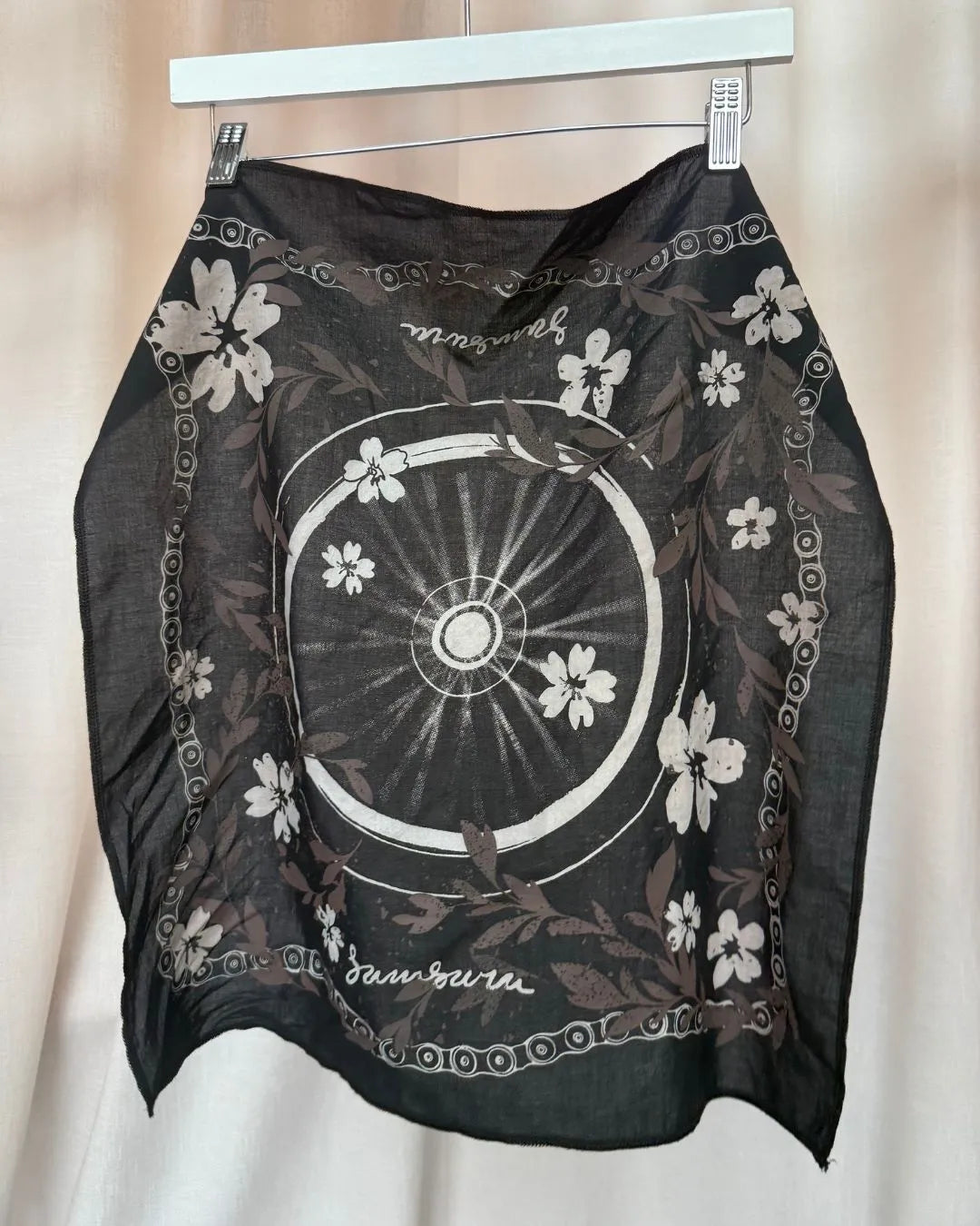 Samsara Wheelie Cute Bandana -  Black