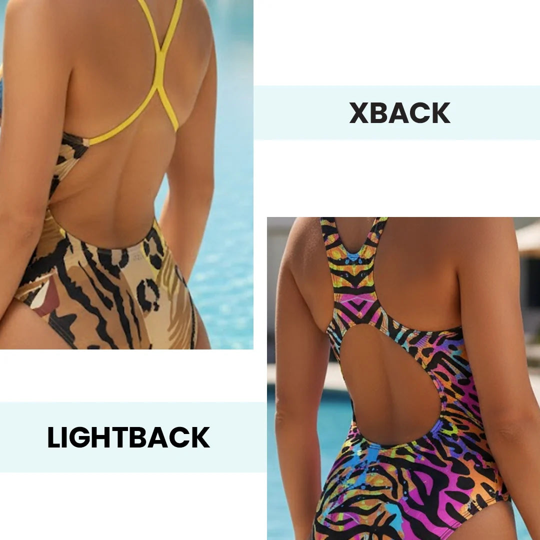 NEON ANIMAL WOMEN'S XBACK SWIMSUIT